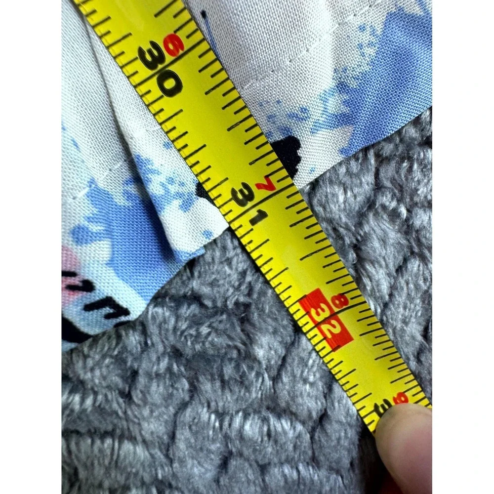 Asos Design Relaxed Shirt Mens XL Multi Pastel Vintage Inspired Print Button Up